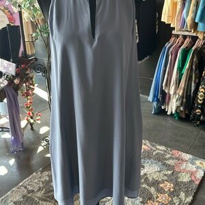 Lavender Brown Midi Dress - Purple